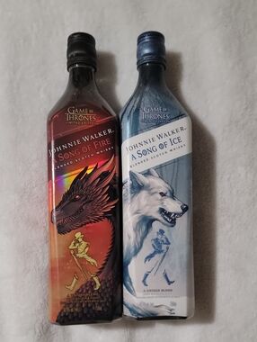 Johnnie Walker Limited Edition - A Song of Fire & A Song of Ice Empty Bottles